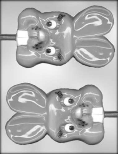 Easter Bunny Face Chocolate Mould - Click Image to Close